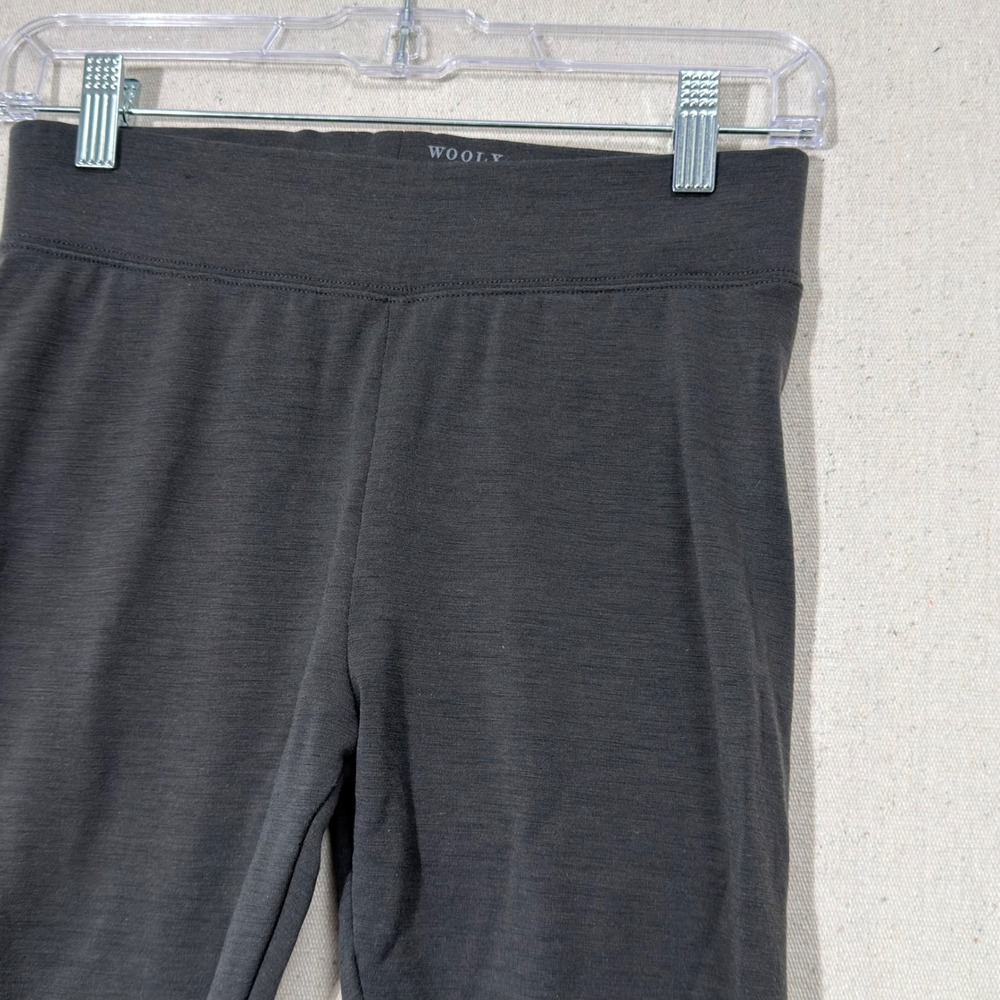 Woolx Stella Leggings Women XS Gray Merino Wool Blend Base Layer Tights Athletic - Picture 5 of 6
